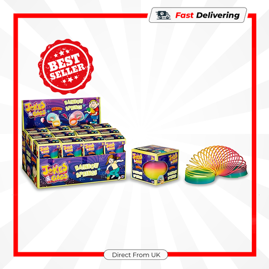Jokes & Gags Rainbow Spring Toy Retro Coil Slinky Fun Kids Gift Classic Play