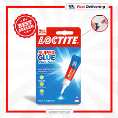 Loctite Super Glue Repositionable Gel 3g Fast Strong Bond DIY Repairs