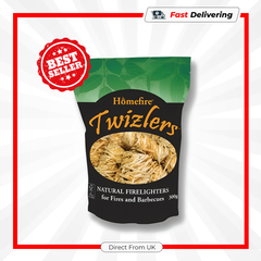 Homefire Twizlers Natural Firelighters 300g Wood Wool Fire Starter