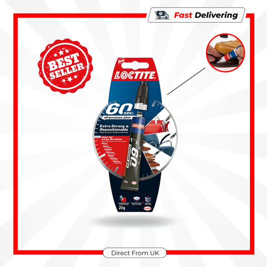 Loctite 60 Secs All Purpose Glue 20g Fast Strong Bond DIY Home Repairs Tool