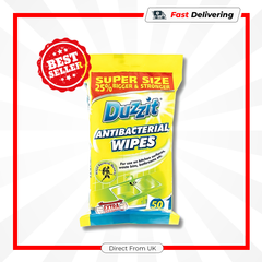 Duzzit Slim Antibacterial, Floor & Multi-Surface Wipes Biodegradable Pack