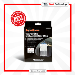 SupaHome Wardrobe Dehumidifier Bag 210g Prevent Damp Mould & Condensation