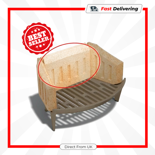 Manor Coal Saver Fire Bricks Back Heat Reflector Solid Fuel Fireplace