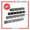 Securit Grey Hat & Coat Board 4 Satin Hooks
