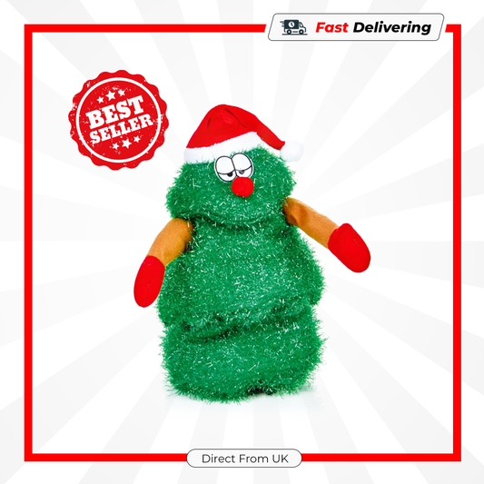 Premier Animated Singing Norbert Tree 28cm Battery Operated Christmas Decor