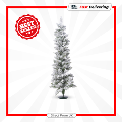 Kaemingk Snowy Vienna Pine Mini Tree Green/White 75cm