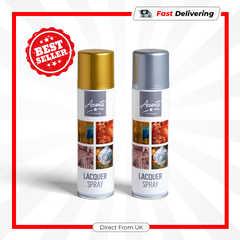 Premier Decorative Lacquer Gold & Silver High-Gloss Finish for Furniture Crafts