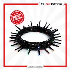 Lumineo 480 LED Twinkle Cluster Christmas Lights Multi Colour Indoor Outdoor