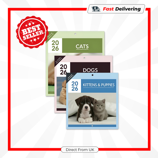 Ig Design Square Calendar Pets 2026 Cute Animal Monthly Planner Gift Pet Lovers