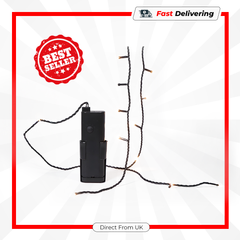 Kaemingk LED Durawise Outdoor Twinkle Lights 1.7m 24 Bulb Warm White Battery