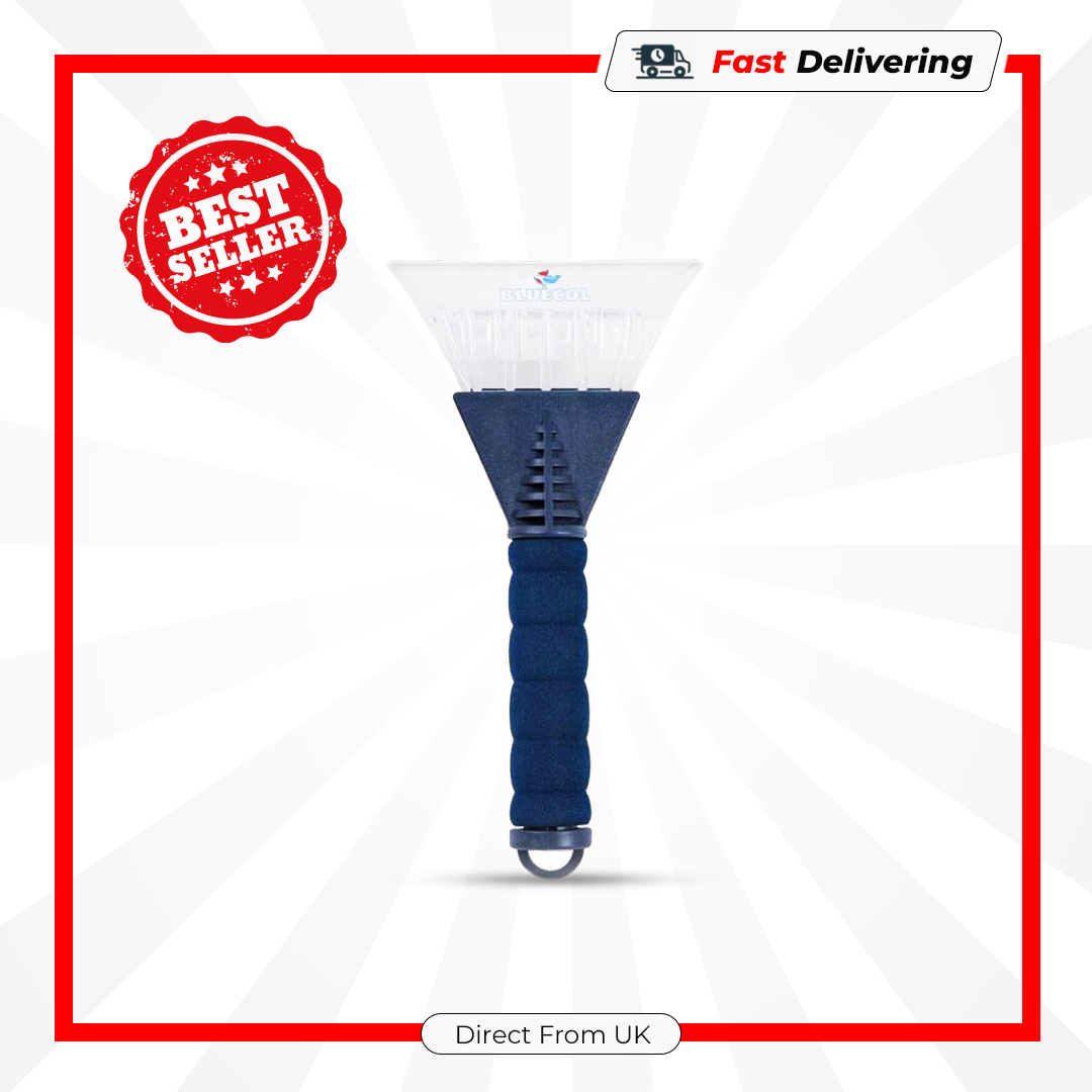 Bluecol Premium Ice Scraper Heavy Duty Thick Ice Snow Remover Car Windscreen