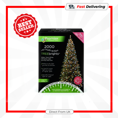 Premier 2000 LED Multi Action Treebrights With Timer White/Warm White