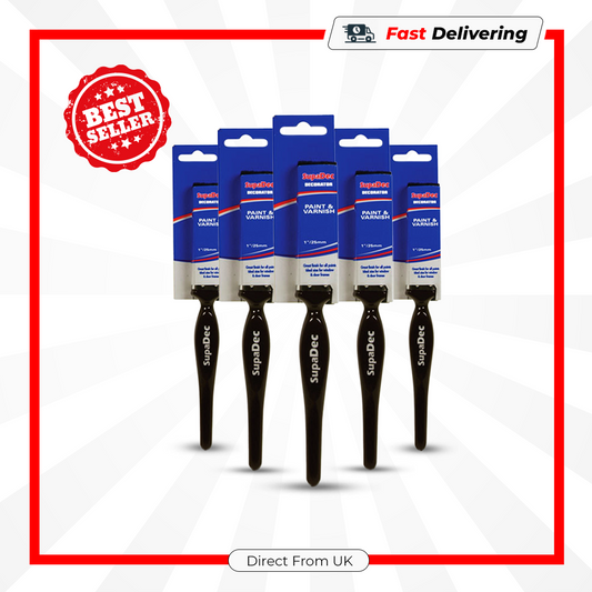 8 Pack Decorating Paint & Varnish Brush Set DIY Painting Professional Brushes