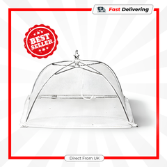 Chef Aid Large Food Cover 40.5cm Mesh Dome Lid Plate Protector Kitchen Guard