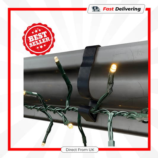 Premier Black Giant Gutter Hooks 16 Pack Outdoor Christmas Light Hangers