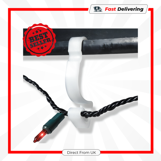 Premier Giant Gutter Hooks 16 Pack Heavy Duty Outdoor Christmas Light Hangers