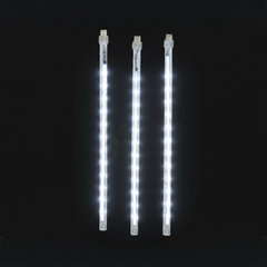 Lumineo 144 LED Icicle Lights 200cm Cool White Christmas Indoor Outdoor Decor