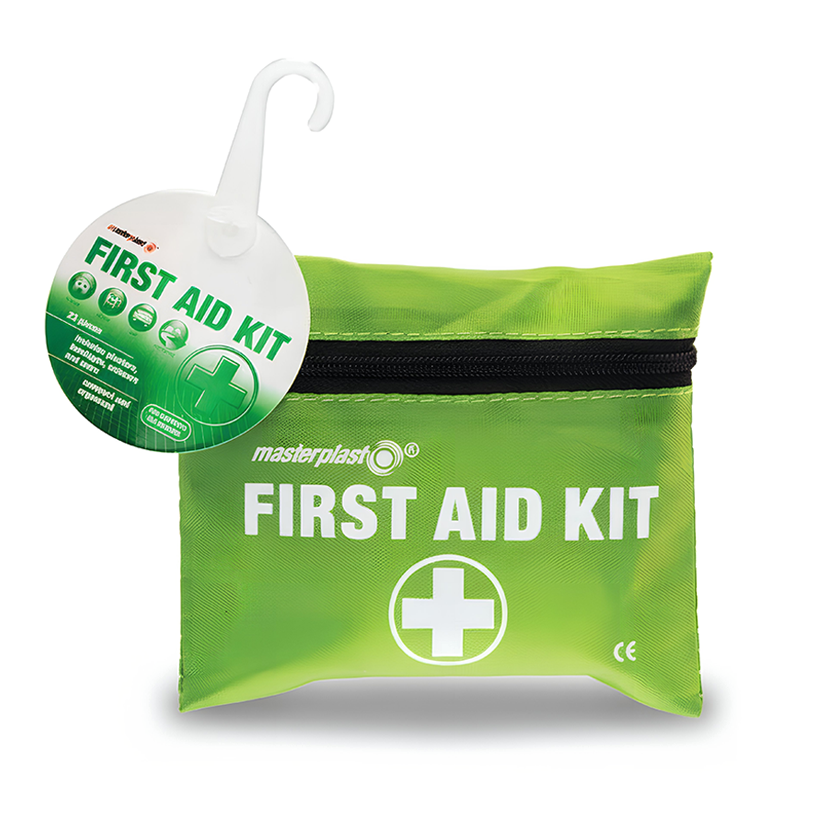 Masterplast First Aid Kit 23 Piece Compact Travel Home Car Emergency Supplies