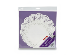 Caroline Assorted White Paper Doyleys Pack 24 Decorative Cake Serving Trays