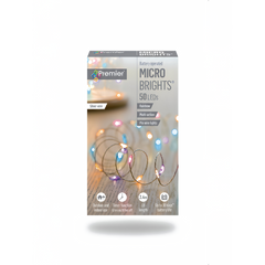 Premier Battery Operated Microbrights 50 LED Rainbow Multi Action Lights