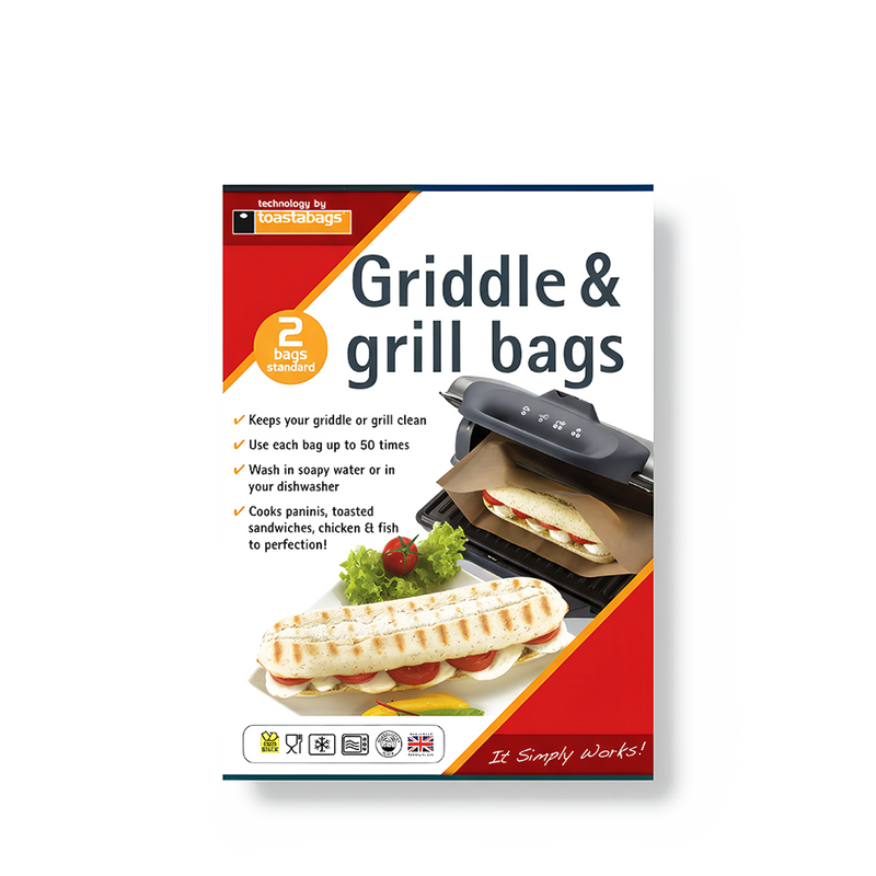 Toastabags Non-Stick Griddle & Grill Bags 2 Pack BBQ Cooking Oven Bags