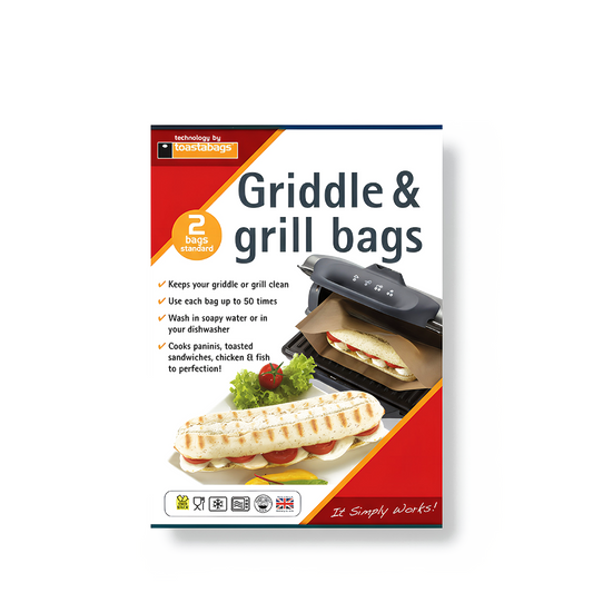 Toastabags Non-Stick Griddle & Grill Bags 2 Pack BBQ Cooking Oven Bags