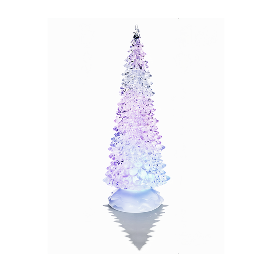 Premier 32cm Battery Operated Water Spinner Christmas Tree LED Light Decoration