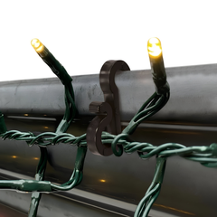 Premier Black Mini Gutter Hooks 36 Pack Outdoor Christmas Light Hanging Clips