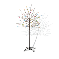 Premier Cherry Tree 1.5m 96 LED Warm White Battery Operated Christmas Decoration