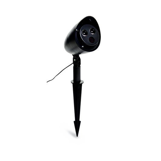 Premier 31cm Animated Colour Projector Santa & Snowman Christmas Light