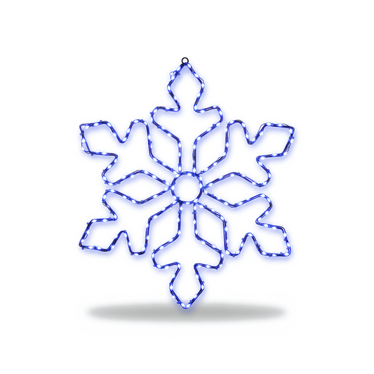 Premier FlexiBrights Snowflake Light 165 White LEDs 44x50cm Outdoor Display