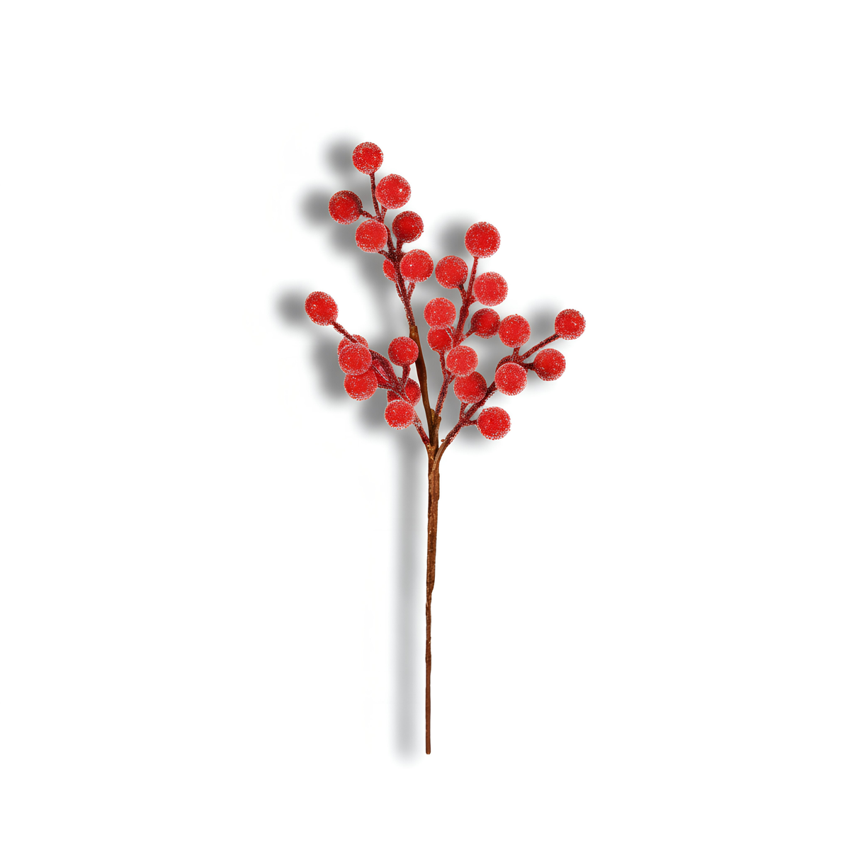 Premier 30cm Frosted Berry Pick Christmas Floral Decoration Winter Accent