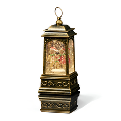 Premier Gingerbread Water Spinner 21cm LED Christmas Light Decoration