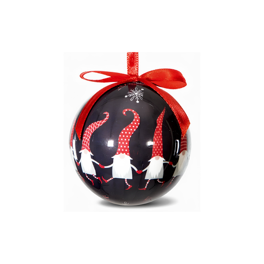 Premier Gnome Decoupage Baubles 75mm 7pcs Christmas Tree Decoration Set