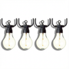 Premier 10 Bulb Connectable A60 White LED Christmas String Lights Indoor Outdoor