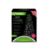 Premier 1500 LED Multi Action Treebrights With Timer Multi Green Xmas Lights