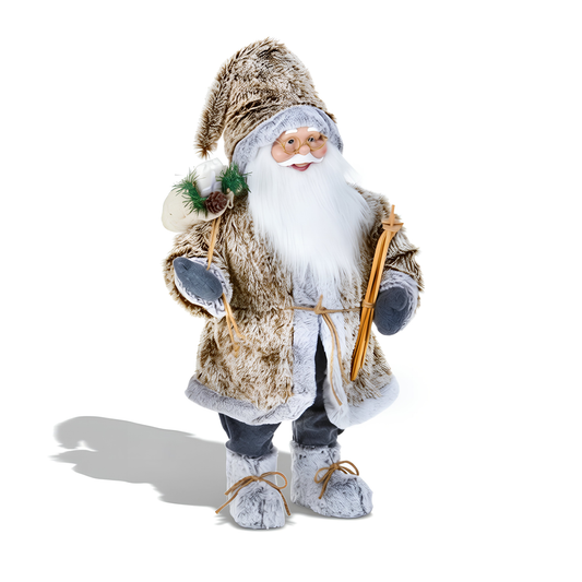Premier Alpine Santa With Glasses 80cm Christmas Decoration Indoor Outdoor