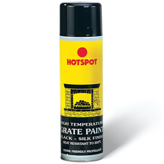 Hotspot Grate Paint 450ml Black High Heat Resistant Stove & Fire Paint