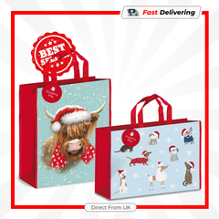 Ig Design Dogs Reusable Non Woven Shopping Bag Eco Friendly Tote