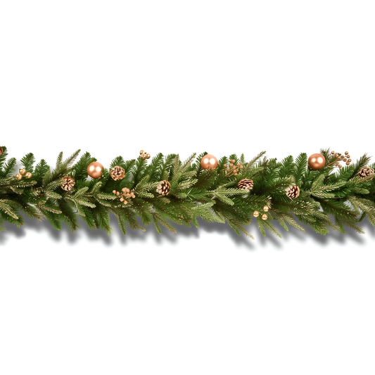 Premier Gold Decorative Garland 1.8m Christmas Tree Mantel Festive Decor