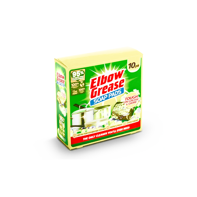 Elbow Grease Slim Heavy Duty Scrub Pads, Scourers & Sponges Cleaning Pack