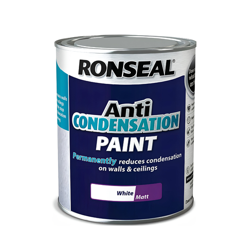 Ronseal Anti Condensation Paint White 2.5L Moisture Resistant Interior Paint