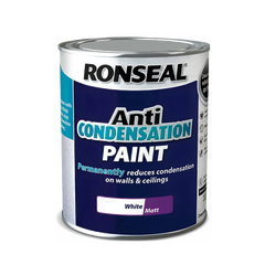 Ronseal Anti Condensation Paint White 2.5L Moisture Resistant Interior Paint