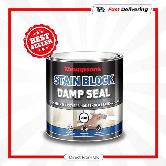 Thompson's Stain Block Damp Seal 750ml Paint Damp Walls Ceilings Fast Dry