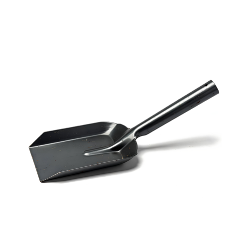 Hearth & Home Black Japanned Metal Coal Shovel 4" Fireplace Ash Scoop Tool