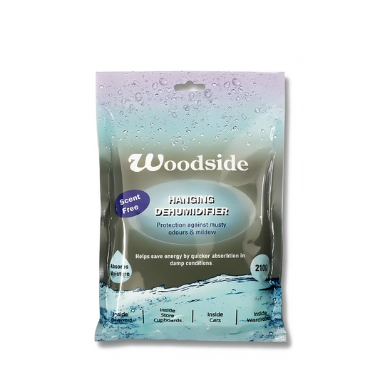 Woodside Wardrobe Dehumidifier 450ml Slim Moisture Absorber Mould Damp Fresh