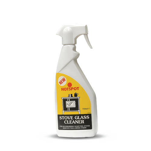 Hotspot Stove Glass Cleaner 750ml Wood Coal Oil Fire Stove & Fireplace Spray