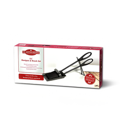 Hearth & Home Fireside Dustpan & Brush Set 15" Black Fireplace Coal Wood Ash