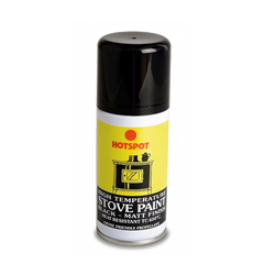 Hotspot Stove Paint 150ml High Temp Heat Resistant Black Matt Finish Fireplace