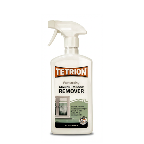 Tetrion Mould Cleaner 500ml Anti Mould Spray Bathroom Tiles Grout Fungus